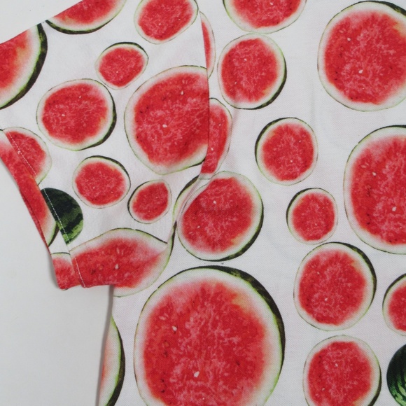 Denim Tears Men's Watermelon Polo Multicolor Size XXL - Picture 3 of 12